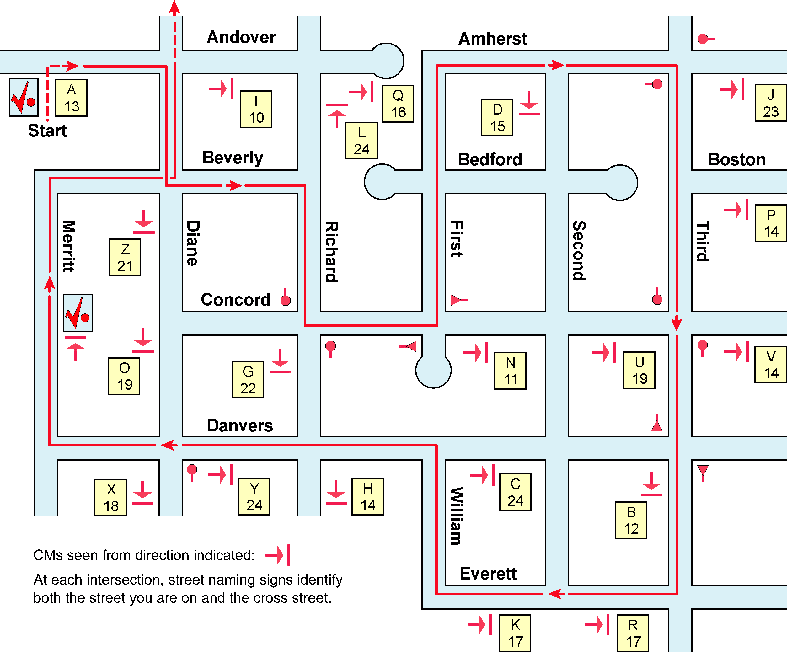 coursemarker map